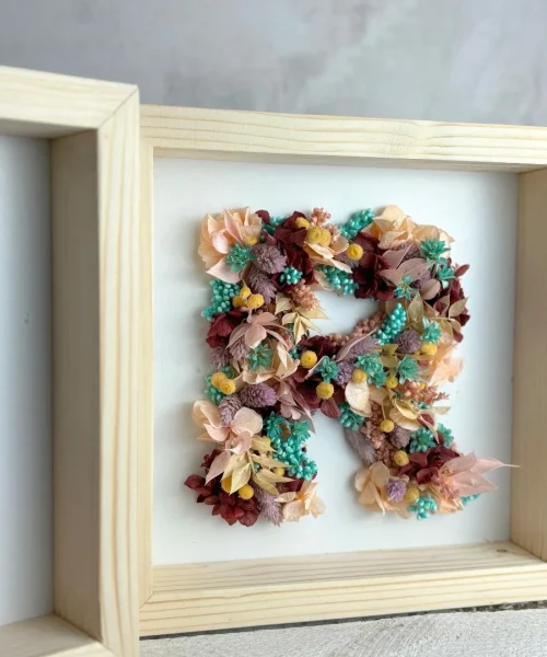 Cuadros de madera con flores